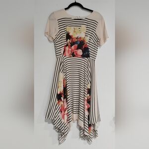 COREY LYNN CALTER striped flower dress